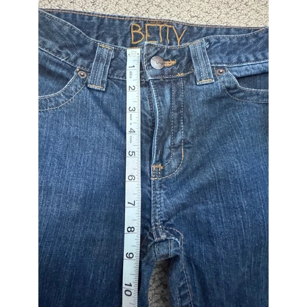 Kimes Ranch Jeans Women's 2/34 Blue Denim Betty Bootcut Western Made In USA - Picture 9 of 10